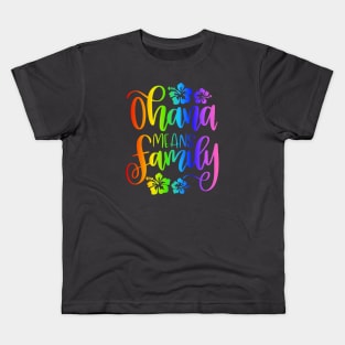 Ohana Means Family Kids T-Shirt